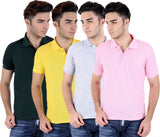 Candy House Solid Men's Polo Neck T-Shirt