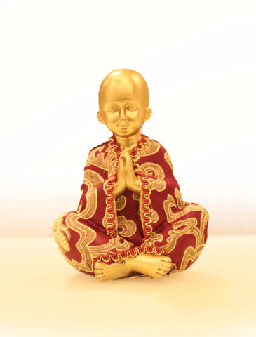 Browse House Folded Hands Bank Monk Showpiece  -  11.4 cm