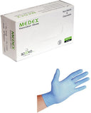 Medex Powder Free (Size - L - 100 Pcs) Nitrile Examination Gloves