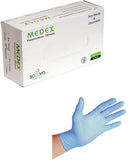 Medex Powder Free (Size - L - 100 Pcs) Nitrile Examination Gloves