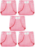 Pompom Sweethearts Velcro U Shape Nappy Set Of 5