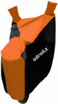 AdroitZ PREMIUM Orange & Black Bike Body Cover For Honda Aviator Two Wheeler Cover
