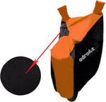 AdroitZ PREMIUM Orange & Black Bike Body Cover For Hero Glamour Two Wheeler Cover