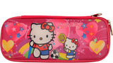 Priya Exports Kitty Cat Art Fabric Pencil Box