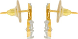INAYA Yellow Gold NAK Brass Pendant Set