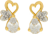 INAYA Yellow Gold NAK Brass Pendant Set