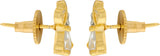 INAYA Yellow Gold NAK Brass Pendant Set