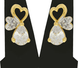 INAYA Yellow Gold NAK Brass Pendant Set