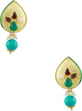The Art Jewellery Eternal Ethnic Navratna Brass Jewel Set