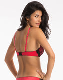 PrettySecrets Women's T-Shirt, Push-up Bra