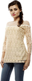 PrettyPataka Party Full Sleeve Woven Women's Top