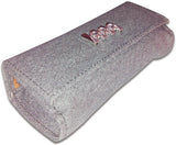 Linzina Casual, Formal Grey, Black Synthetic  Clutch
