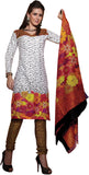 Parisha Cotton Self Design, Printed Salwar Suit Dupatta Material