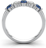 Zevrr Sterling Silver Swarovski Zirconia Platinum NA K Ring