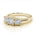 Zevrr Sterling Silver Swarovski Zirconia Platinum NA K Ring