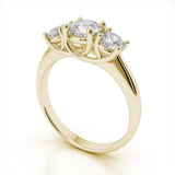 Zevrr Sterling Silver Swarovski Zirconia Platinum NA K Ring