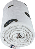Rajcrafts Floral Double Quilts & Comforters White