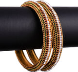R18Jewels-Fashion&U Princess Fashionista Metal, Enamel, Crystal Bangle Set