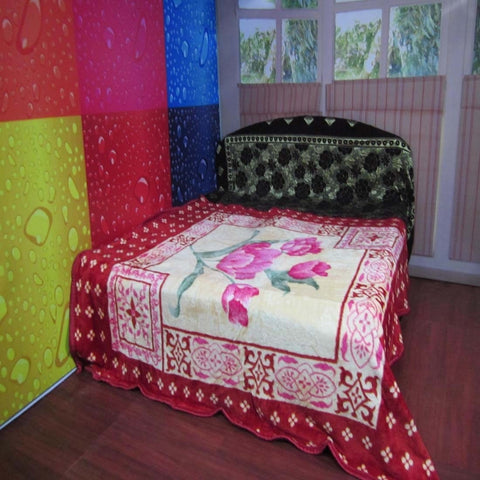 Unnati Floral Double Top Sheet Multicolor