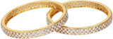 Dilan Jewels Alloy Zircon 18K Yellow Gold Bangle Set