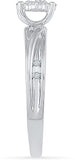 Radiant Bay Urban Glamour White Gold Diamond 18 K Ring