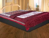 Rajasthan Crafts Abstract Single Quilts & Comforters Maroon