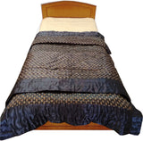 Rajasthan Crafts Abstract Single Quilts & Comforters Black