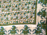 Rajasthan Crafts Abstract Single Quilts & Comforters Green