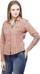 Abida Women's Checkered Casual Shirt