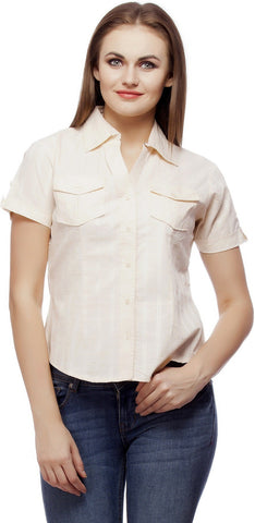 Abida Women's Checkered Casual Shirt
