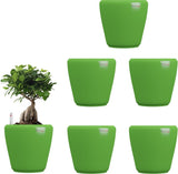 Yuccabe Italia Stoic Green Self Watering Plant Container Set