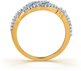 Karatcraft Cadena Yellow Gold Diamond 18 K Ring