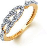 Karatcraft Cadena Yellow Gold Diamond 18 K Ring