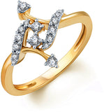 Karatcraft Collatio Yellow Gold Diamond 18 K Ring