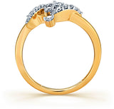 Karatcraft Collatio Yellow Gold Diamond 18 K Ring