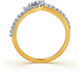 Karatcraft Corona Yellow Gold Diamond 18 K Ring