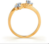Karatcraft Mellizo Yellow Gold Diamond 18 K Ring