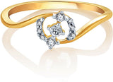 Karatcraft Sp Bloom Yellow Gold Diamond 18 K Ring