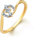Karatcraft Sp Bloom Yellow Gold Diamond 18 K Ring