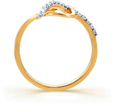 Karatcraft Simplicity Yellow Gold Diamond 18 K Ring