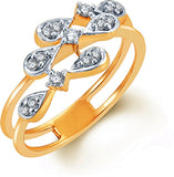 Karatcraft Drupples Yellow Gold Diamond 18 K Ring