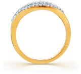 Karatcraft Scalaria Yellow Gold Diamond 18 K Ring