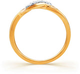 Karatcraft Pario Yellow Gold Diamond 18 K Ring
