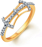 Karatcraft Gracilus Yellow Gold Diamond 18 K Ring