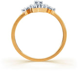 Karatcraft Vertex Yellow Gold Diamond 18 K Ring