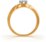 Karatcraft Einser Yellow Gold Diamond 18 K Ring