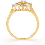 Karatcraft Intima Yellow Gold Diamond 18 K Ring