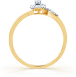 Karatcraft Crisanta Yellow Gold Diamond 18 K Ring