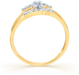 Karatcraft Two lives meeting Yellow Gold Diamond 18 K Ring