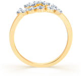 Karatcraft Boat Yellow Gold Diamond 18 K Ring